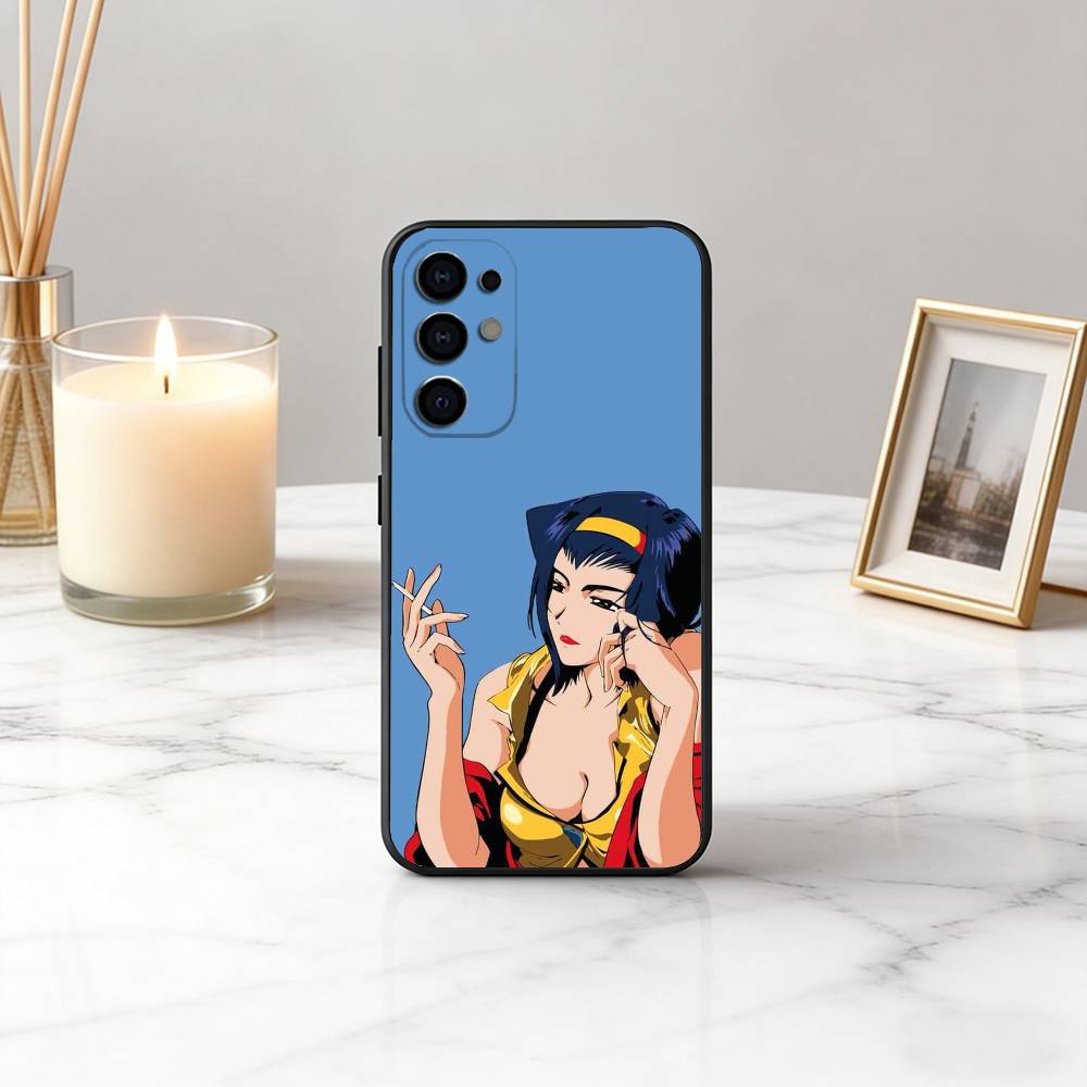

F-Faye C-Cowboy B-Bebop V-Valentine-es Phone Case Black Silicone Soft For Samsung S25,S24,S21,S22,S23,S30,Ultra,S20,Plus,Fe Samsung S25Plus