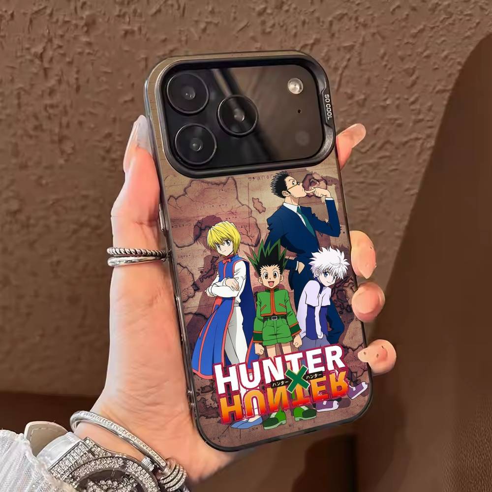 Anime H-Hunter X Hunter Phone Case Color Silver Shell For IPhone 17 16 15 14 13 12 11 Pro Max Plus