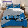 Orlando Magic Blue White Basketball Spirit Bedding(1 * Duvet Cover + 2 * Pillowcase, Without core)Duvet Cover and Pillowcase Soft and Comfortable