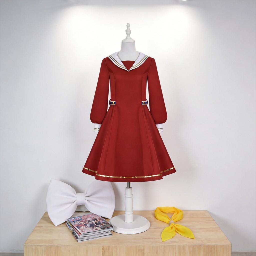 Bloom Garden Party Winter School Uniform Cosplay Outfit For Girls With Sailor Style Design For Role Play