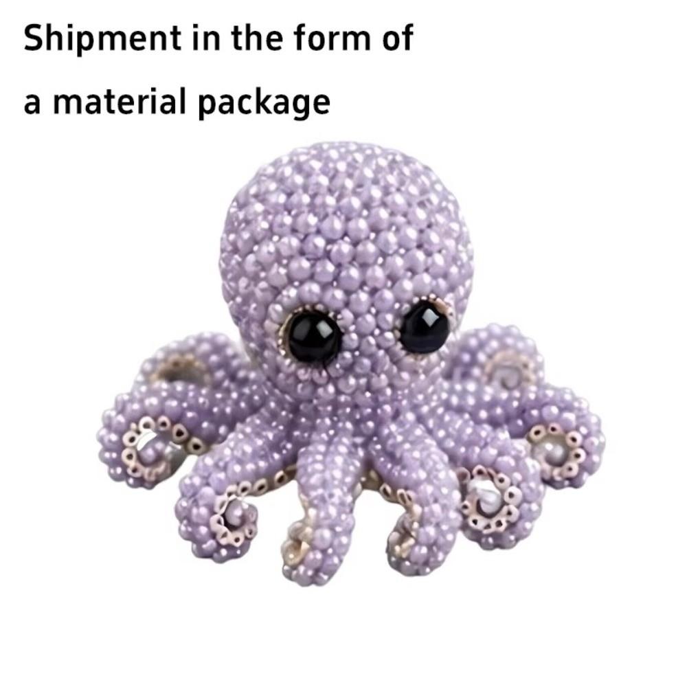Craft 3D Beaded Animal Kit Animal Shape DIY Bead Craft Kit DIY 3D Beaded Ornament Set Home Decor