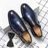 Fashion Elegantes Men's Casual Leather Oxford Shoes Comfortable Formal Dress Footwear Fashion Male Derby Shoes Leisure Walk Derby Shoes