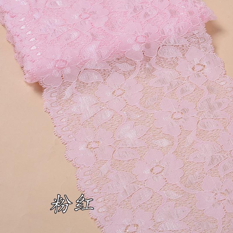 1 yard elastická krajková lemovací stuha pro šití Spandex Nylon 16cm Pletené doplňky Sukně Spodní prádlo Oblečení Doplňky