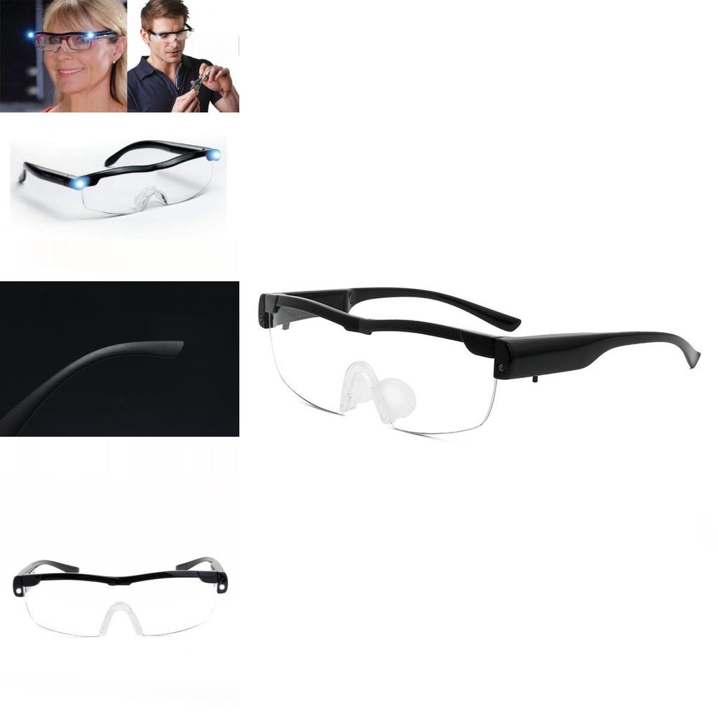 Comfortable Pc Frame Magnifying Glasses With 1.6x Magnification And Anti-blue Lens