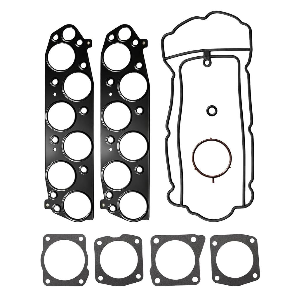 Upper Fuel Injection Plenum Gasket Set, Upper Intake Manifold Gasket Compatible with Honda Odyssey Accord Pilot Acura MDX TSX RL TL Replace # MS
