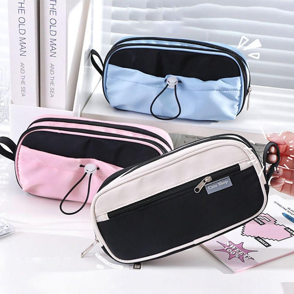 

Классификация Эстетическая сумка для ручек Ins Стиль Канцелярская сумка Пенал на шнурке Школьные принадлежности