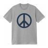 Stylish Peace Sign T Shirt For Unisex And Unisex Perfect Casual Wear Expressing Peaceful Vibes Vintage Washed Designer Clothes