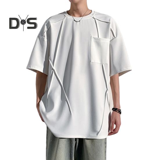 Pánské tričko Sportovní trička Kulatý výstřih Krátký rukáv Jednobarevné Volný střih Měkké Prodyšné Letní Ležérní Top Denní nošení