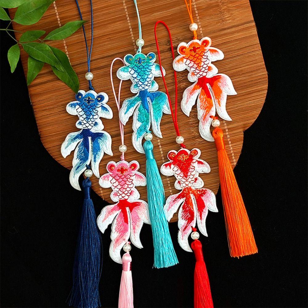 Ancient Style Hanging Koi Fish Pendant Chinese Tassels Ornaments  Spring Festival Celebration