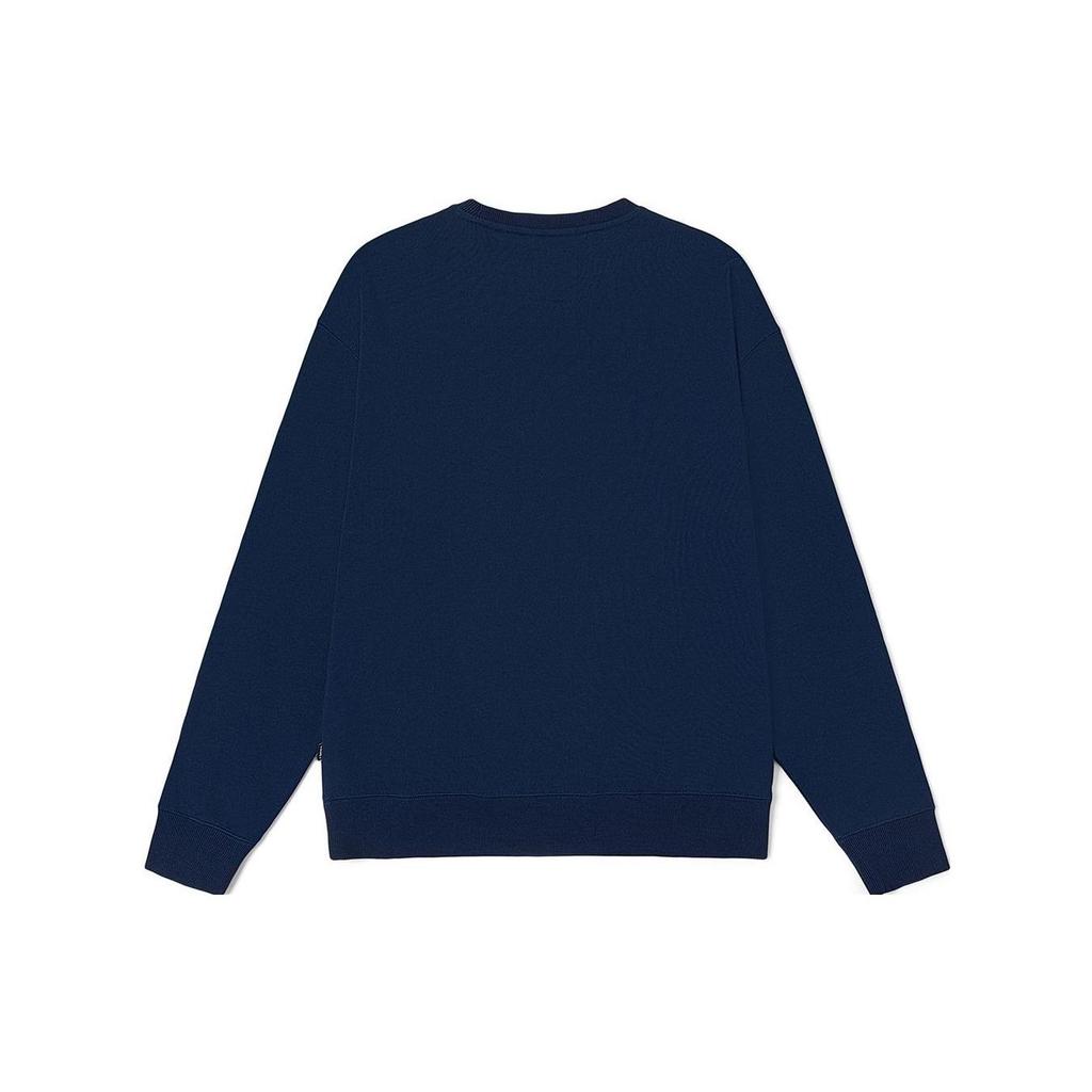 Vans Logo Retro Sports Print Color Block Letter Pullover Casual Sweatshirt Unisex sweatshirt Dark-Blue VN0002HRLKZ
