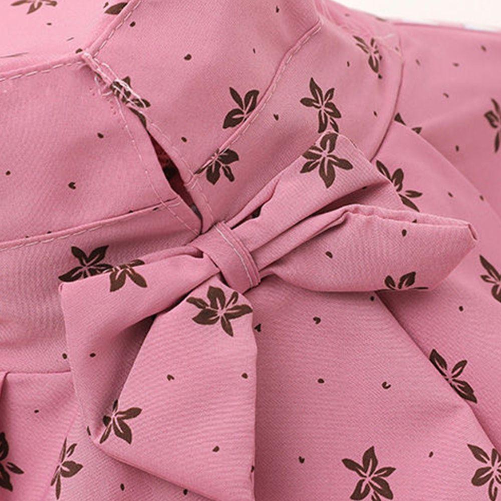 Do Farming Work Summer UV Protection Flower Print Bucket Hat Women Sun Hat With Neck Flap