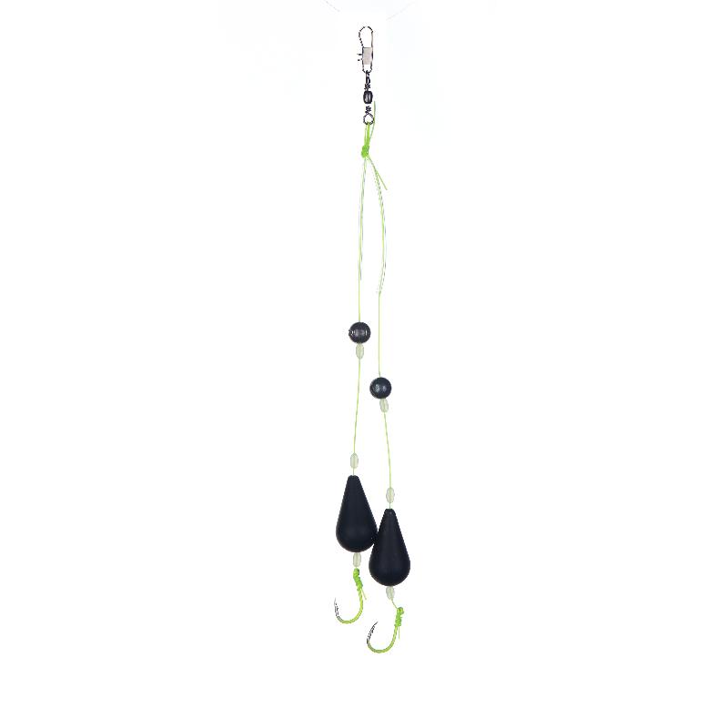 1Pcs High Sensitivity Inverted Bottom Double Hook Fishing Float Kit Suitable For Sea And Freshwater Fishing