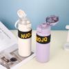 New Steel Spring Cup Big Cap with Handle Double Drink Thermos Cup Outdoor Portable Sports Kettle Durable Durable
