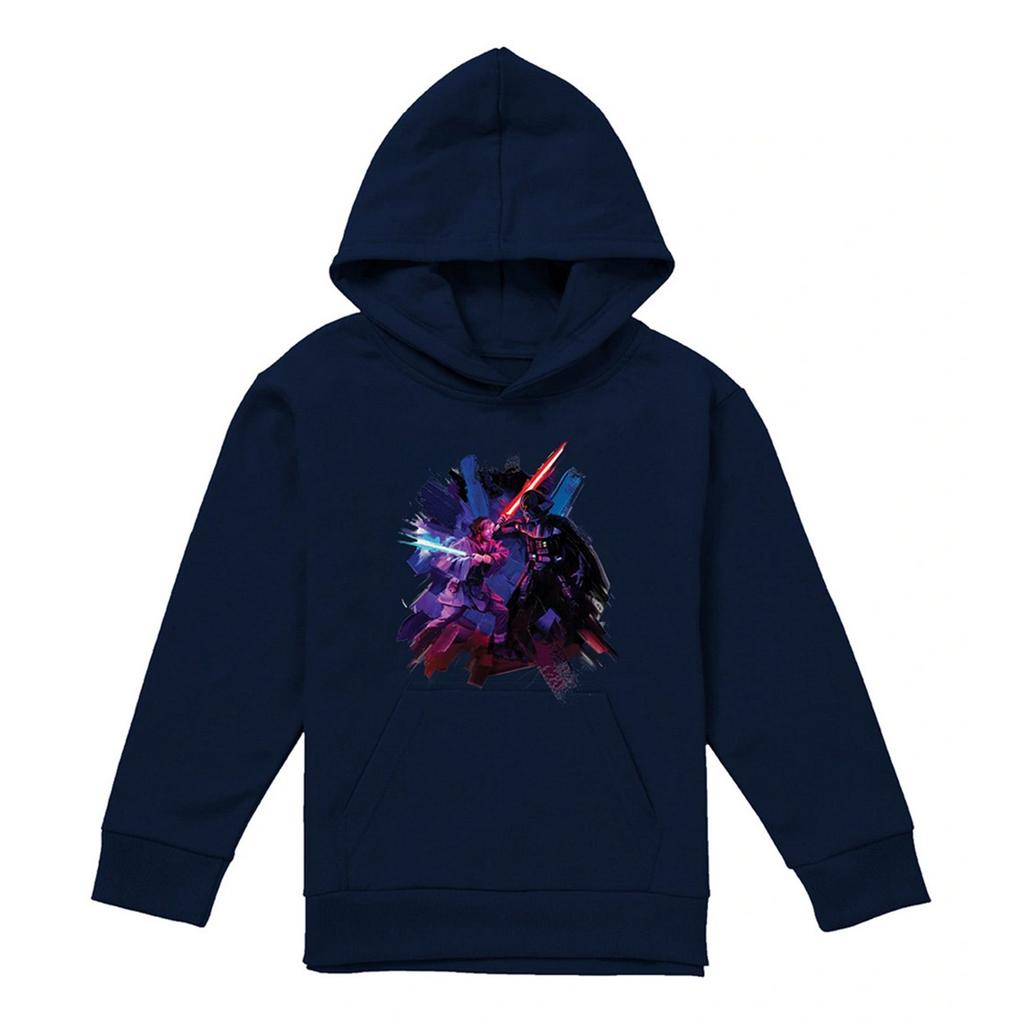 Star Wars: Obi-Wan Kenobi Childrens/Kids Obi-Wan Kenobi & Darth Vader Painted Hoodie