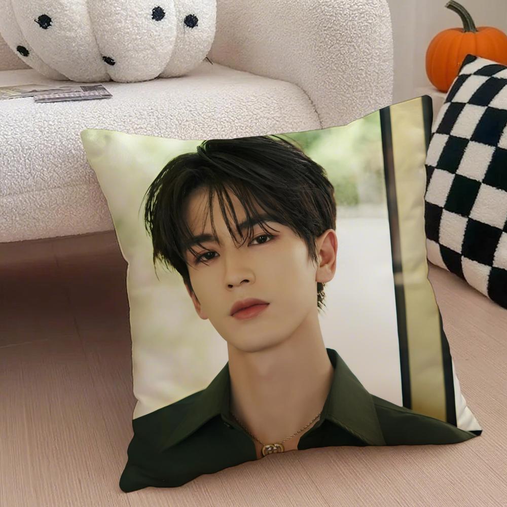 Handsome Versatile Chinese Actor ZZhangLingHe Cushion Cover Throw Pillow Cover Hidden Button Durable Polyester Chair Cushion