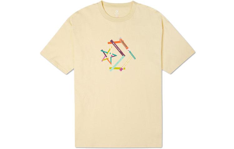Converse T Shirt Unisex Light Yellow 10022774-A03 M