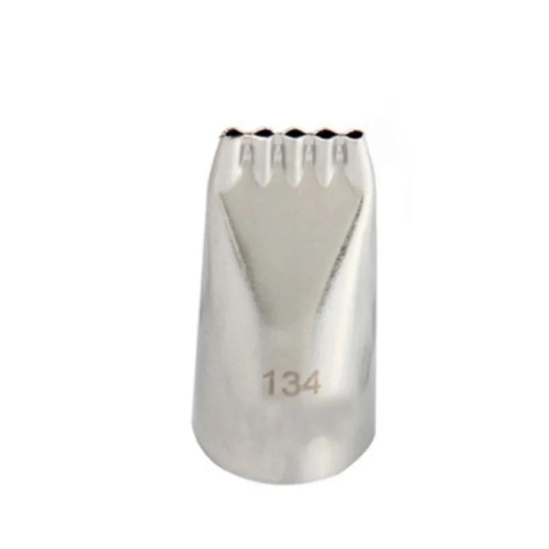 Stainless Steel Cake Nozzle Modern Simplicity Household Five-hole Line Drawing Mouth Kitchen Baking Tool Cream Cake Noodle Mouth