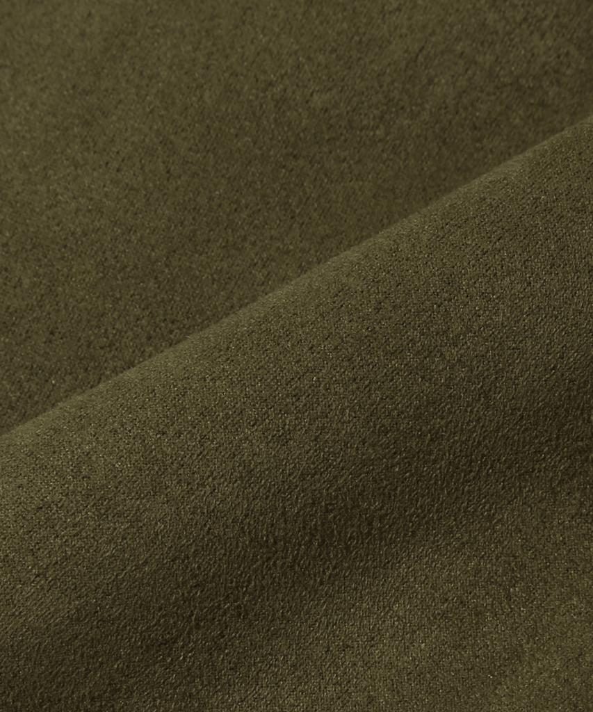 Trillion Suede Rivet Blouson Zip-Up Jacket (Khaki)