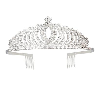 New Bride Headwear Crown Rhinestone Metal Hair Accessory Wedding Dress Accessories Hairband Crown