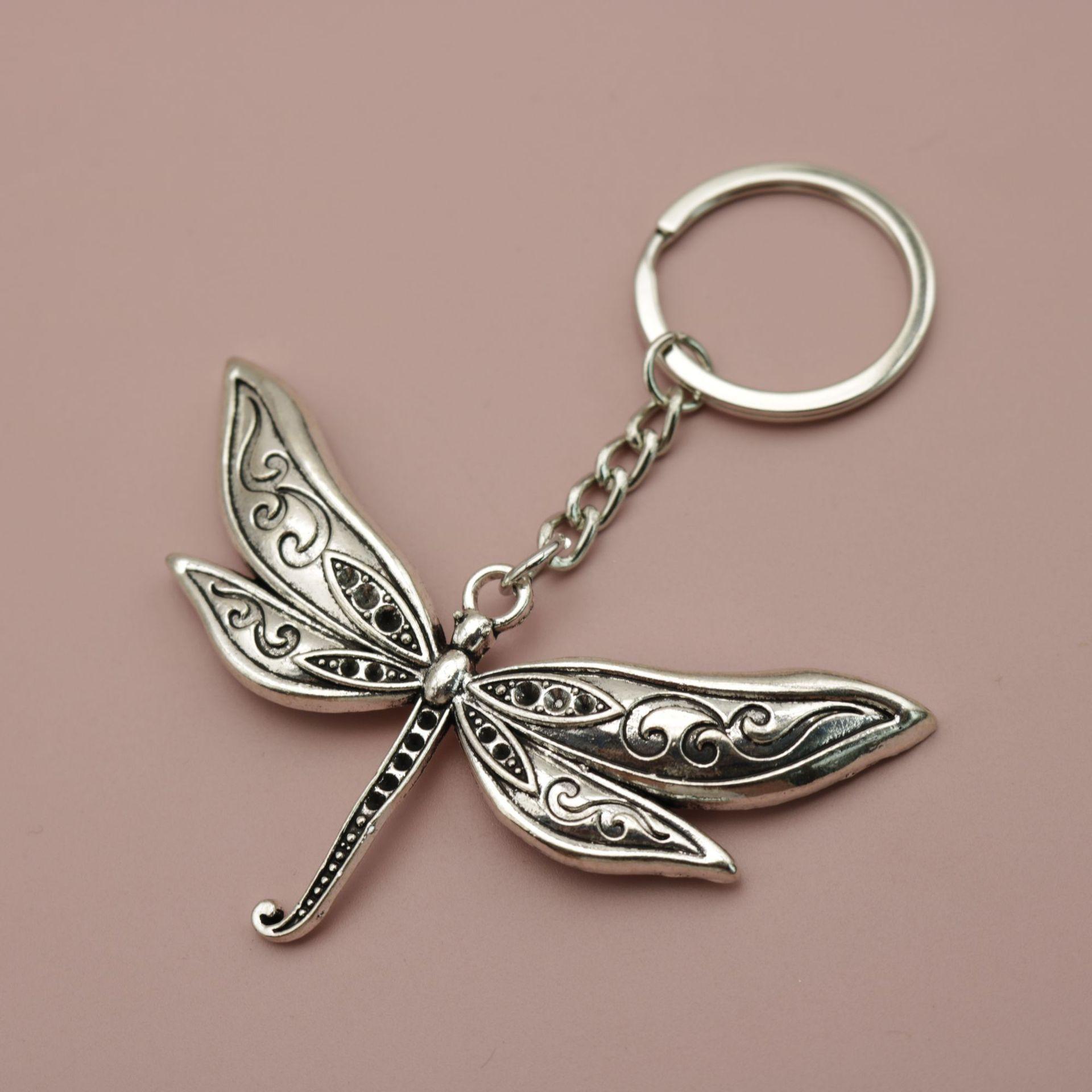 

Горячие продажи ювелирных изделий, минималистский кулон-брелок в виде стрекозы one size