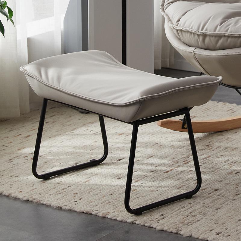 Foldable Multi-Color Footstool, Modern Entryway & Office Ottoman for Shoe Changing &Nap Support, Compact Space-Saving Home Decor