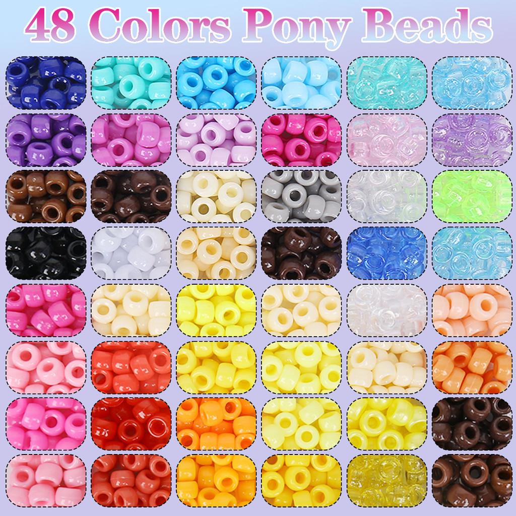 Educational Craft Kit 24color Acrylic Bead Letter Beads Visual Development Skill