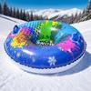 Ski Ring Inflatable Pvc Sledding Tube Thicken Snow Tubing Winter Snow Tube With Handle Snow Racer Durable Snow Sled Board 1Pc