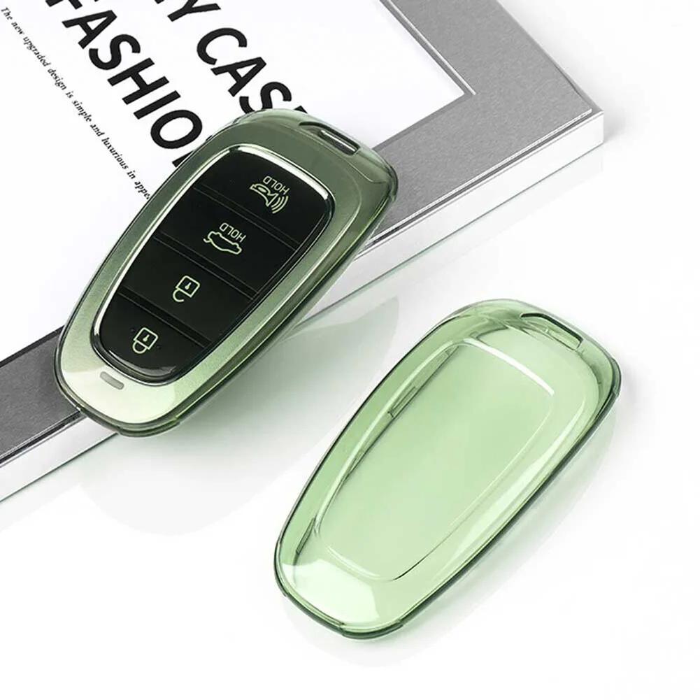 Autoteile Schlüsselschale Staubdicht Hochwertiges TPU Werkzeug Transparent 1 Stück Für Hyundai Sonata 2020-2021 Nagelneu