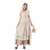 Halloween costume medieval court style lace nun ghost bride vintage dress carnival horror dress