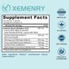 XEMENRY Premium Probiotische Kapseln, Kurkuma-Komplex, 95% Curcumin, Moringa, Nahrungsergänzungsmittel, Geeignet für Männer und Frauen