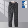 Warm Men's Winter Jacket & Pants Set with Lambswool Lining for Dad/Elderly