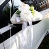 European Style Wedding Decor Ribbon Bow Car Decoration Bow Floral Ornaments  Wedding Party Layout