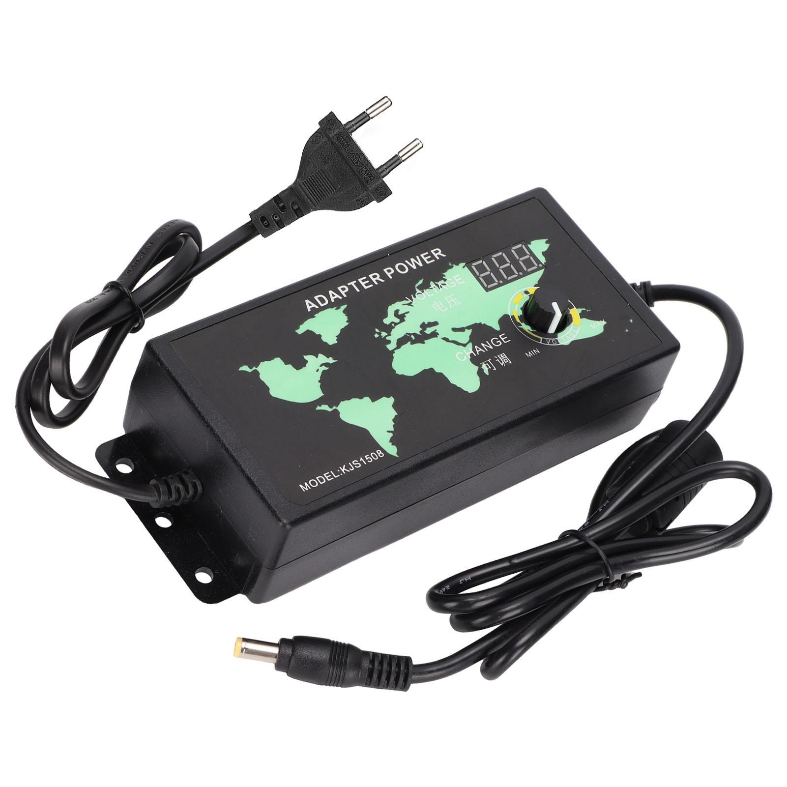 

Адаптер живлення 120 Вт 3 А 3–36 В LED цифровий дисплей регульована напруга швидкий блок живлення вилка ЄС EU Plug