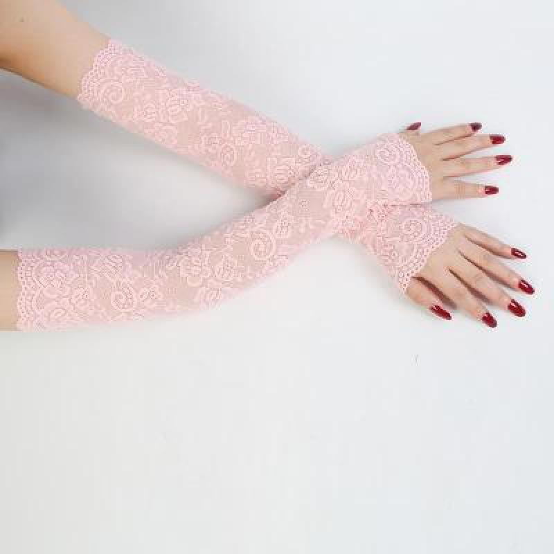Manchons d'été en soie glacée, Gants de protection solaire pour femmes, Protection UV, Conduite Danse, Manchons longs de protection des bras