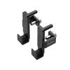 Barbell Rack Hooks Anti-Slip Hardware Matte for Athletes