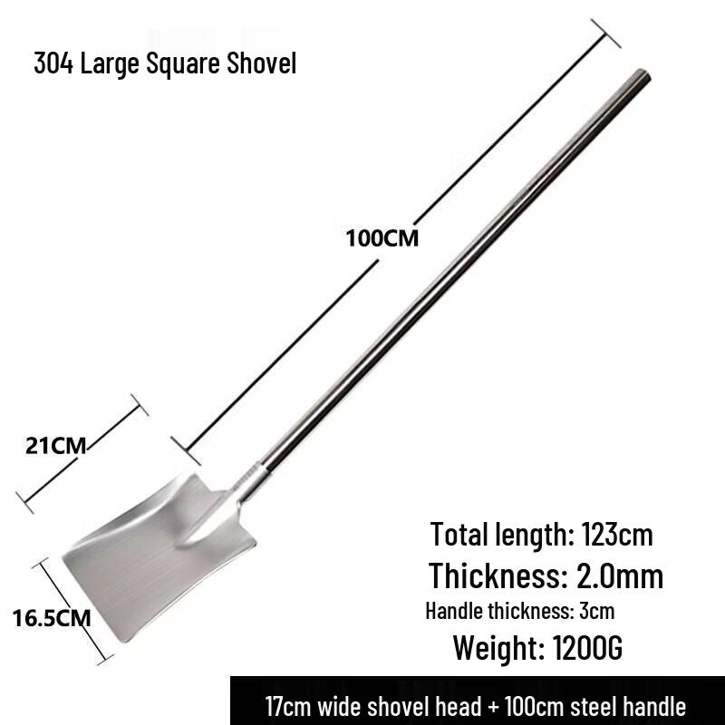 Jundingying 304 Stainless Steel Kitchen Wok Shovel