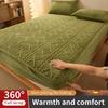 Winter Warm Thicken Fitted Sheet Bedding Adjustable Bed Cover For Single Double Mattress Cover  Pad Protector Bedspread No Pillowcase