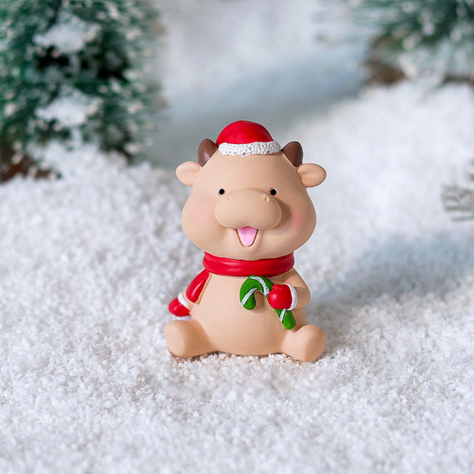 

Christmas Creative Decorations Christmas Tree Decorations Pendants Desktop Resin Ornaments Scene Layout One Size