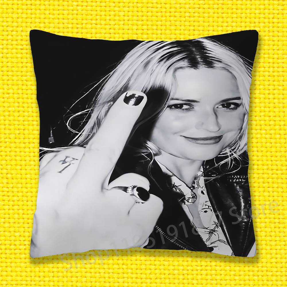 Emily A-Armstrong L-Linkin P-Park Kuddfodral För 30x30cm 40x40cm 45x45cm 50x50cm 55x55cm Fyrkantigt Soffkuddfodral Överdrag