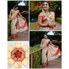 Premium Soft Lichi Silk Saree with Rich Pallu & All-Over Jacquard Work | Elegant Festive & Party Wear Saree with Designer Jacquard Border Blouse