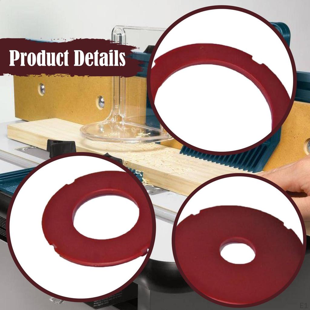 Insert Set Parts for Router Table Lightweight Professional Accessories Sturdy Repai Direct