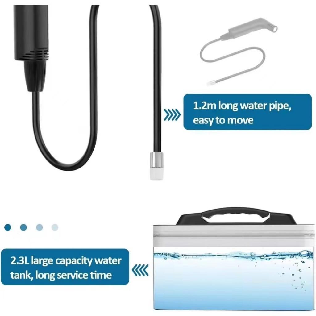 Portable Electric Bidet Fits Bottles for Personal Cleaning Shattaf Rechargeable Travel Camping Summer Cooling Bidet Shower Jet Sprayer Muslim Bidet