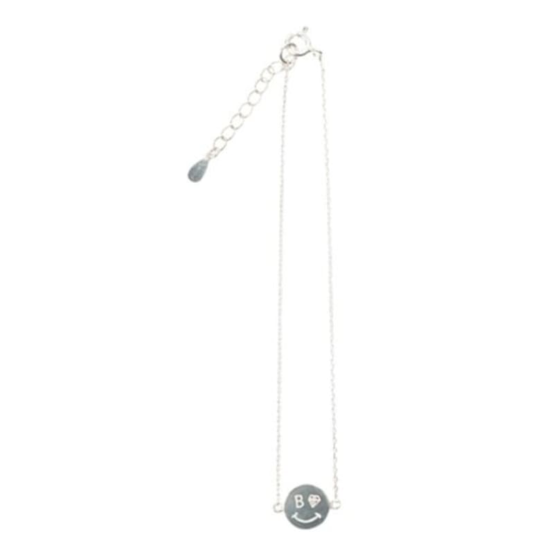 

BONBEAU Smile Silver Anklet SILVER