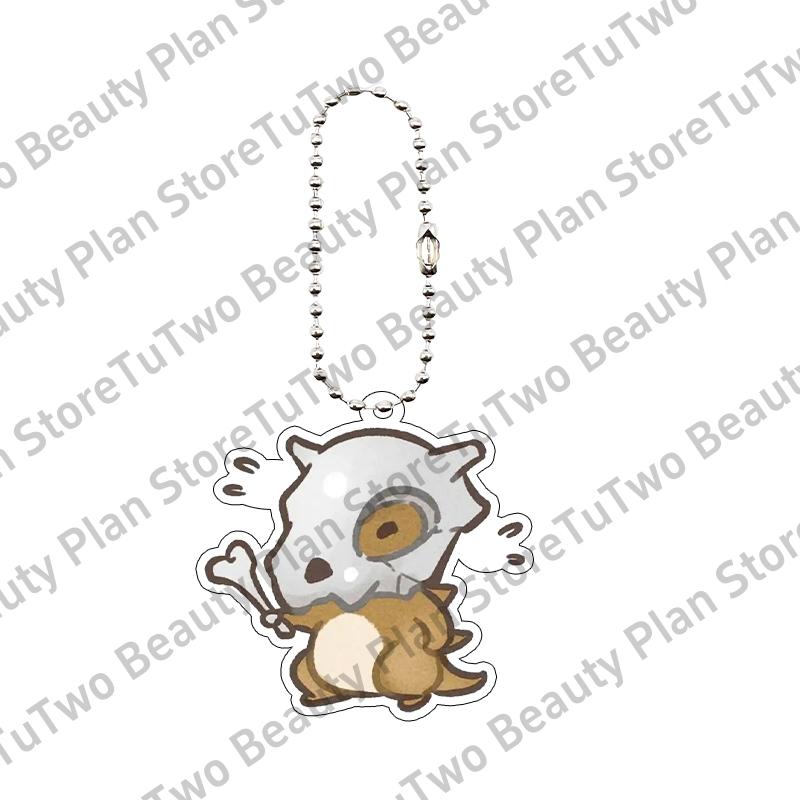 Cartoon Cute Anime Keychain Key Chain Mewtwo Gengar Charizard Jolteon Couple Figure  Car Keyring Pendant Decoration Bag Toys