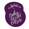 Inkdotpot Real Gold Foil Baby It's Cold Outside Baby Shower Tags Favor Hang Paper Tags 100