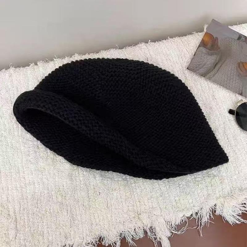 Women S Knit Fisherman Hat Half Rolled Brim Warm Autumn Winter