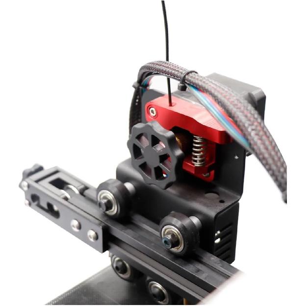 1pc 3D Printer Parts Extruder Knob Hand Screw Nut E Axis Nema 17 Stepper Motor Metal Handwheel Compatible with 3D Printer Ender 3 V2 CR-10