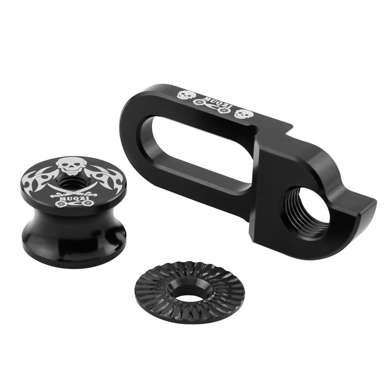 MUQZI Bike Rear Derailleur Hanger Extender MTB Road Bicycle Frame Hanger Extension чёрный