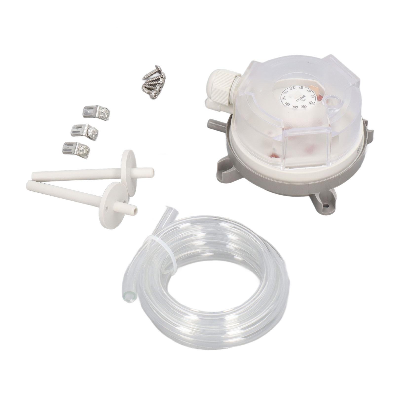 

Pressure Difference Switch Mechanical SPDT Pressure Switch with Mounting Tools LF32‑02 20‑200pa