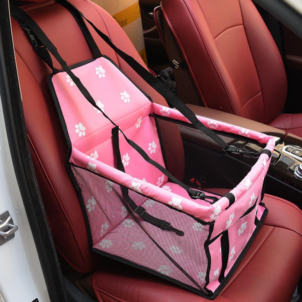 Safe Waterproof Dog/Cat Car Seat Cushion Scratch Proof Foldable Pet Carrier Bag Hanging Pet Safety Bag Travel